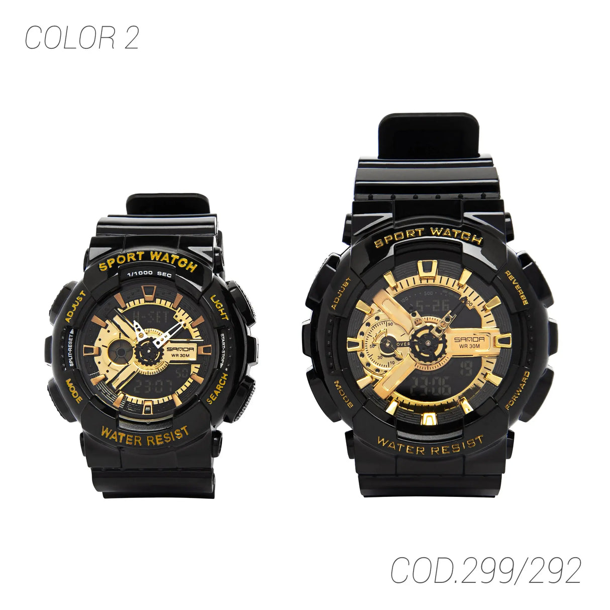 RELOJ SANDA 299/292 ACUATICO PARA PAREJA SUNTIME