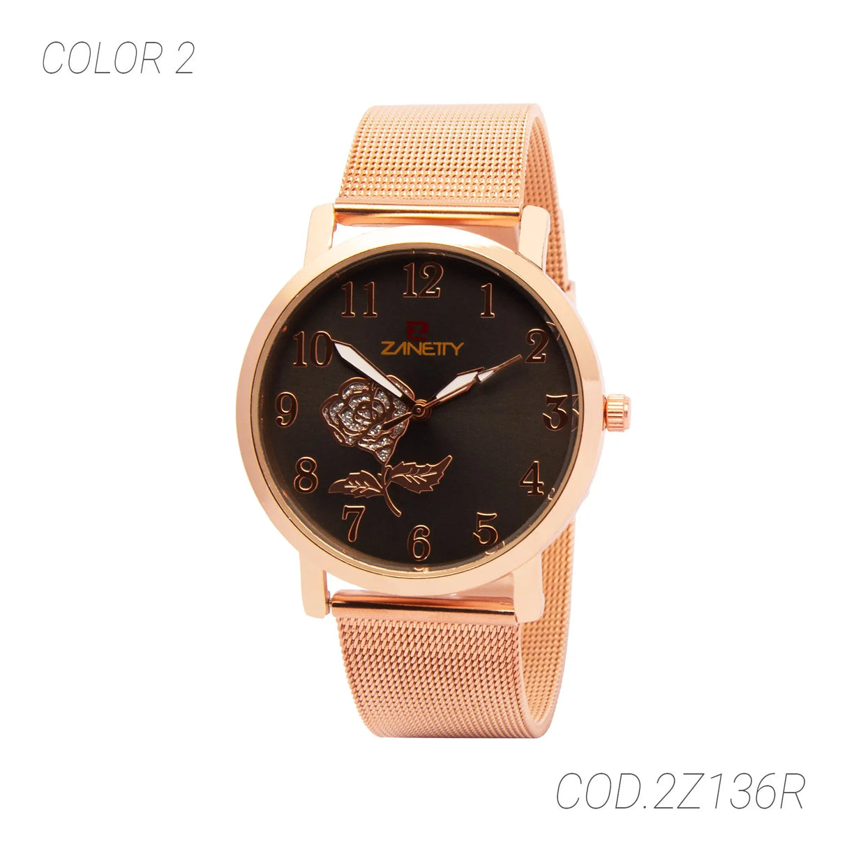 RELOJ RESISTENTE MUJER 2Z136R ZANETTY ZANETTY