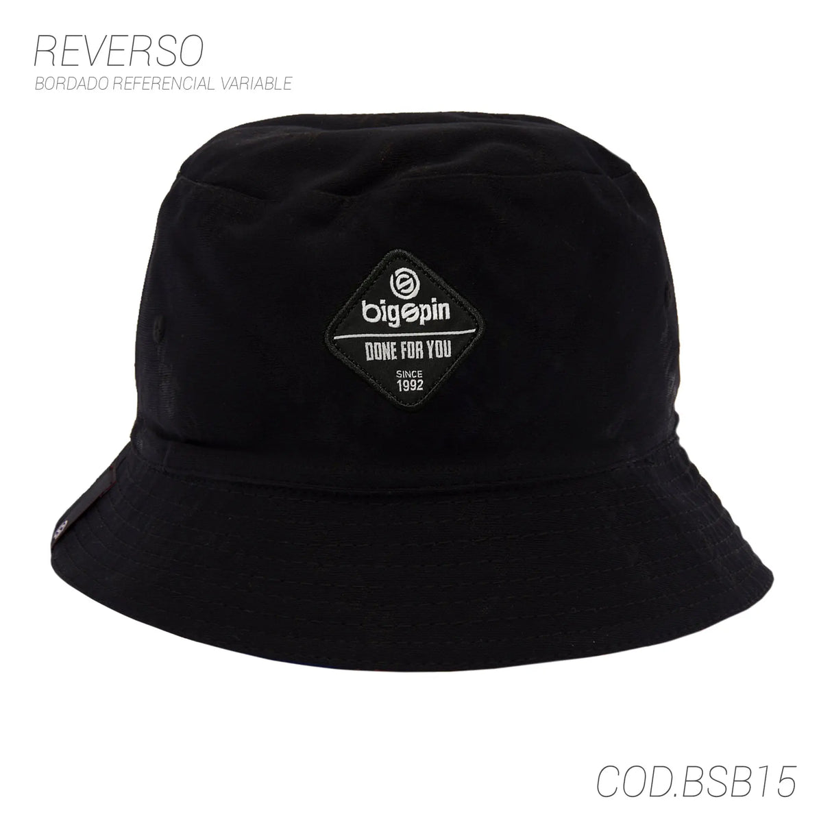 BUCKET HAT REVERSIBLE UNISEX BSB15 BIGSPIN BIGSPIN