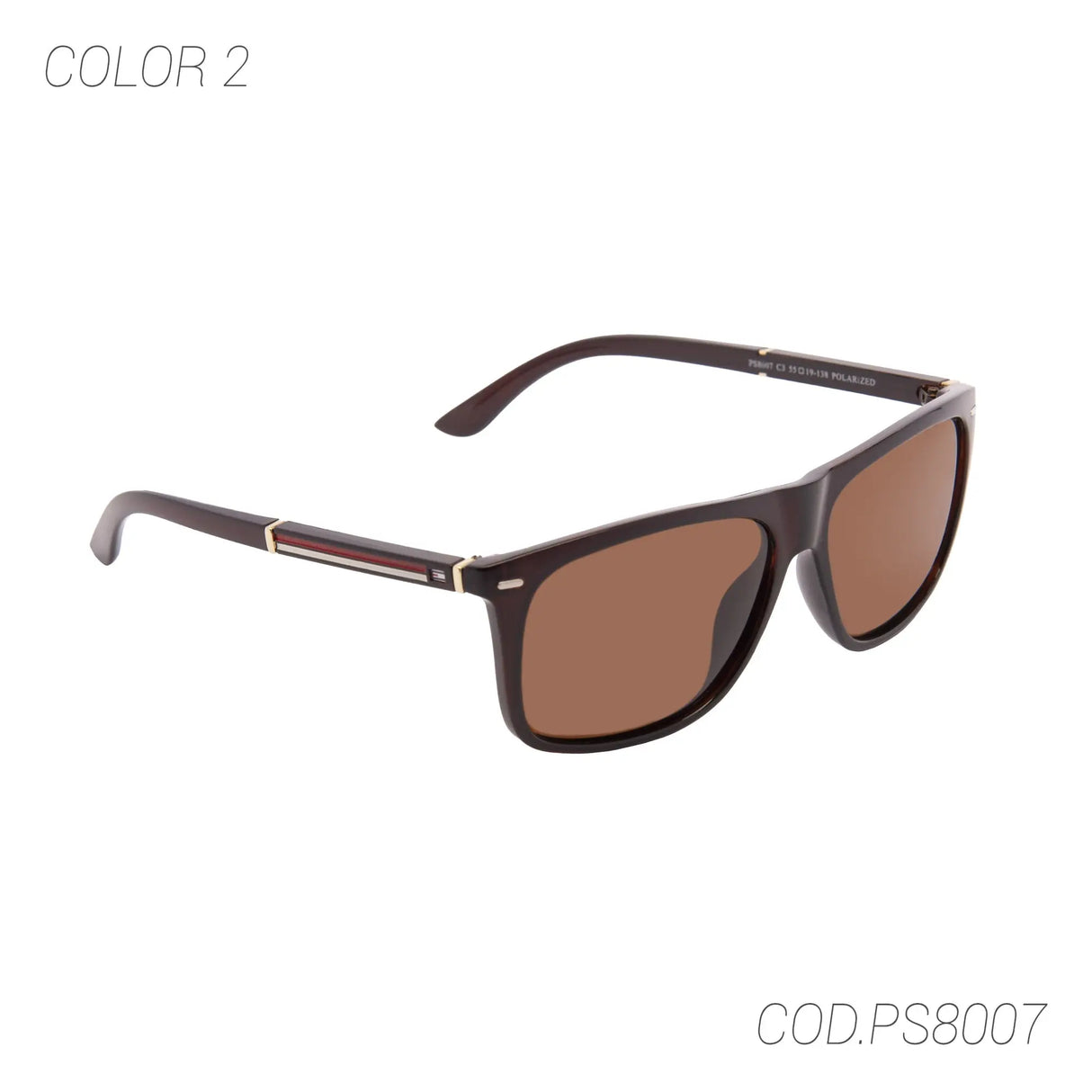 LENTES DE SOL POLARIZADOS UNISEX PS8007 POLAR SUNTIME