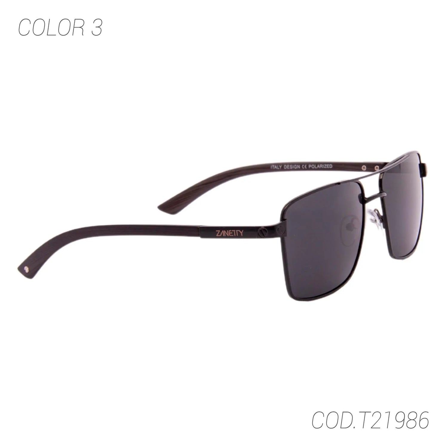 LENTES DE SOL POLARIZADOS UNISEX T21986 ZANETTY ZANETTY
