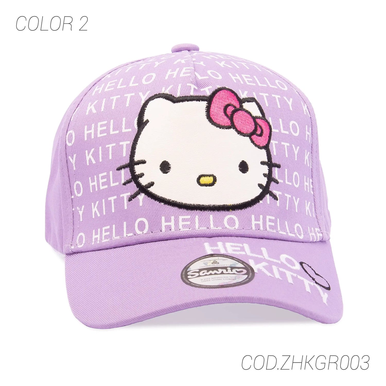 GORRA CON BROCHE KIDS ZHKGR003 HELLO KITTY - SUNTIMESTORE.COM