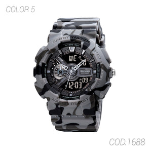 RELOJ ACUATICO HOMBRE 1688 SKMEI