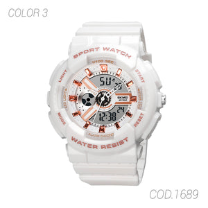 RELOJ ACUATICO MUJER 1689 SKMEI