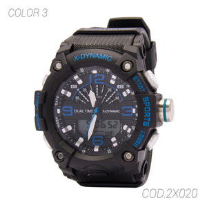 RELOJ RESISTENTE HOMBRE 2X020 XDYNAMIC X-DYNAMIC