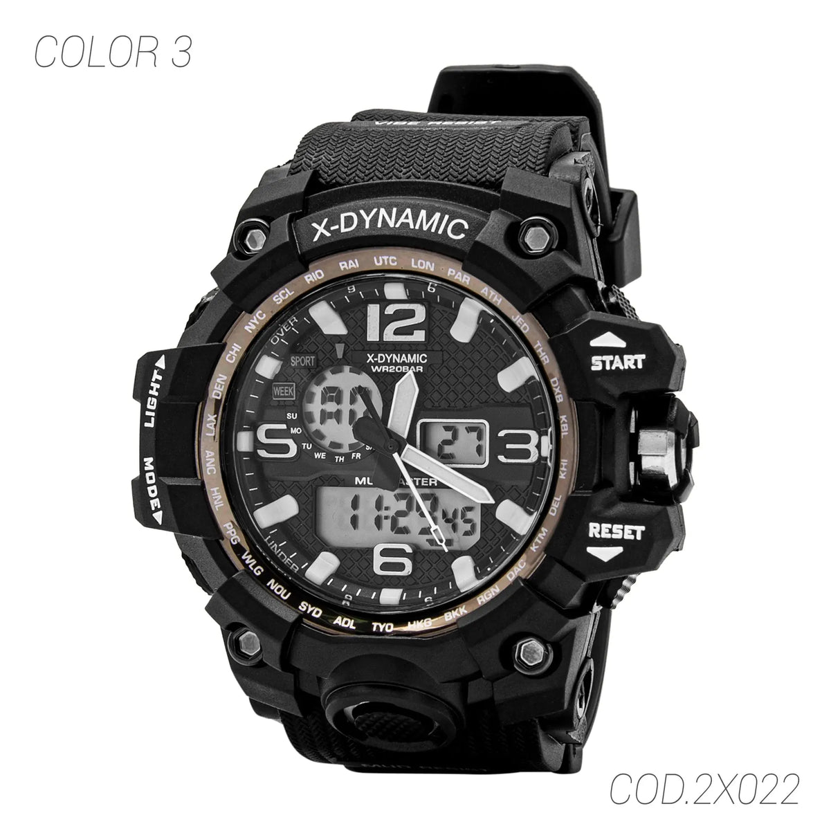 RELOJ RESISTENTE HOMBRE 2X022 XDYNAMIC X-DYNAMIC