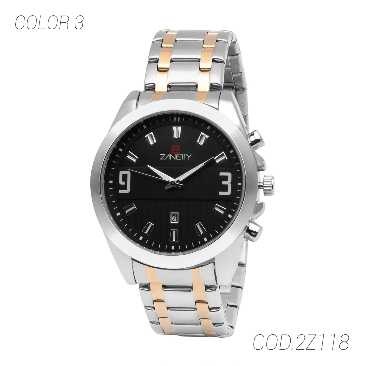 RELOJ RESISTENTE HOMBRE 2Z118 ZANETTY ZANETTY
