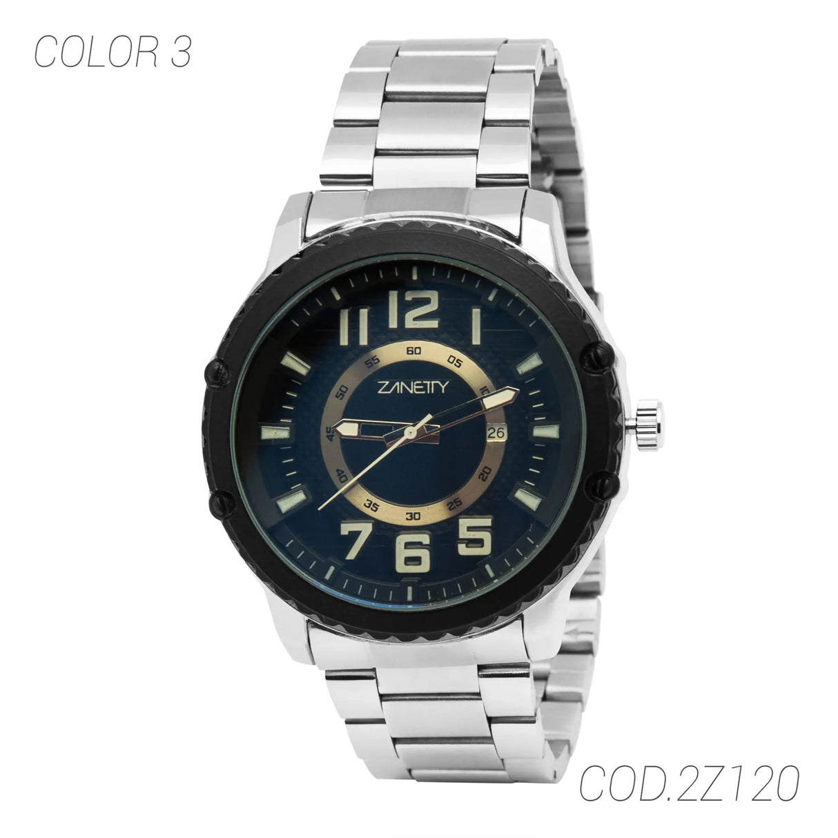 RELOJ RESISTENTE HOMBRE 2Z120 ZANETTY ZANETTY