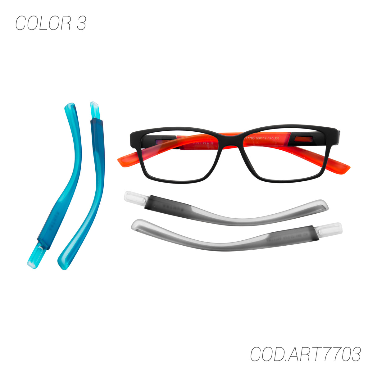 MONTURA DESCANSO HOMBRE ART7703CB CONFORT BLUE®