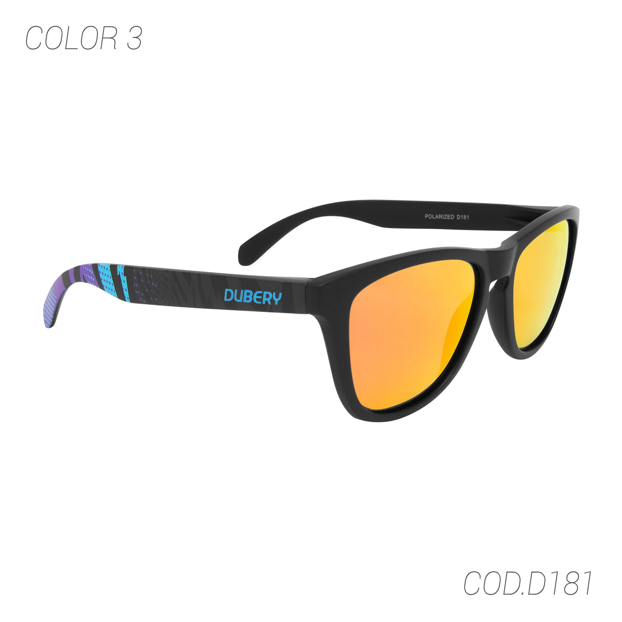 LENTES DE SOL POLARIZADOS UNISEX D181 DUBERY
