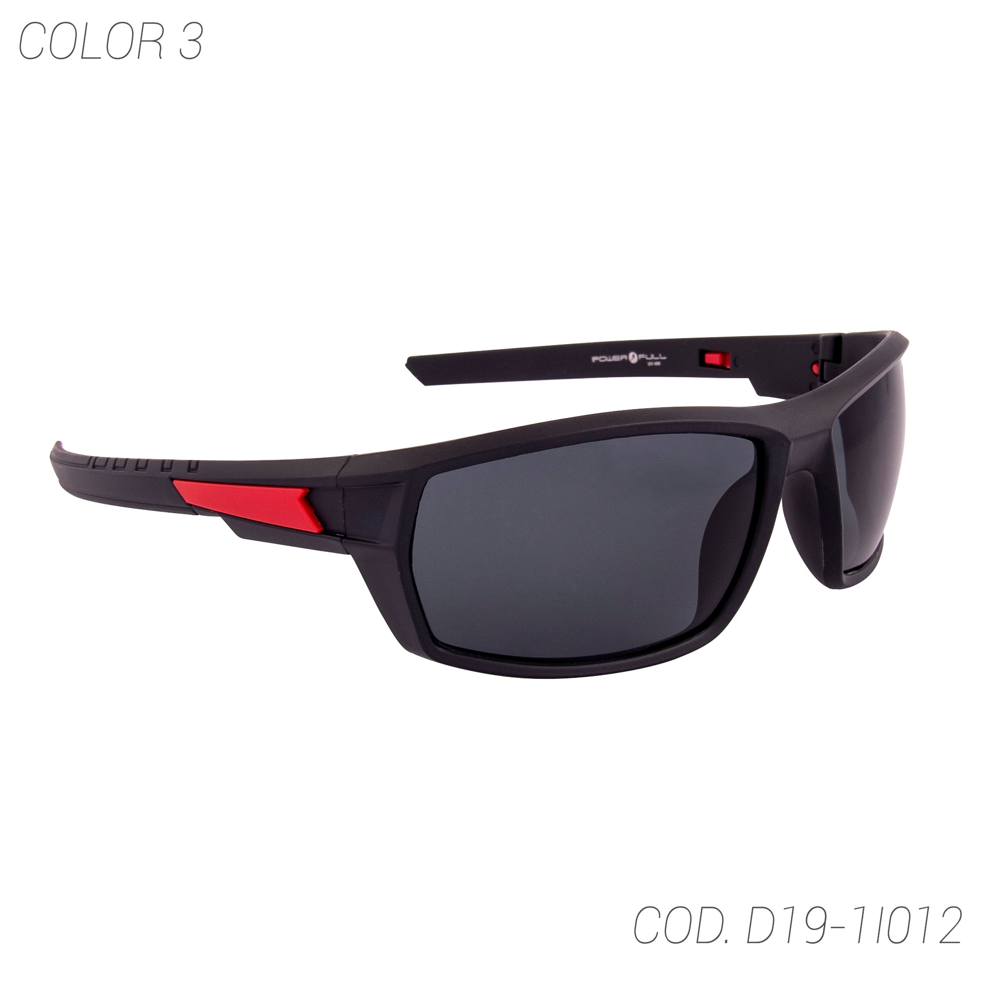 Gafas de sol deportivas Ai1 en negro mate, CX NARANJA - cat.3