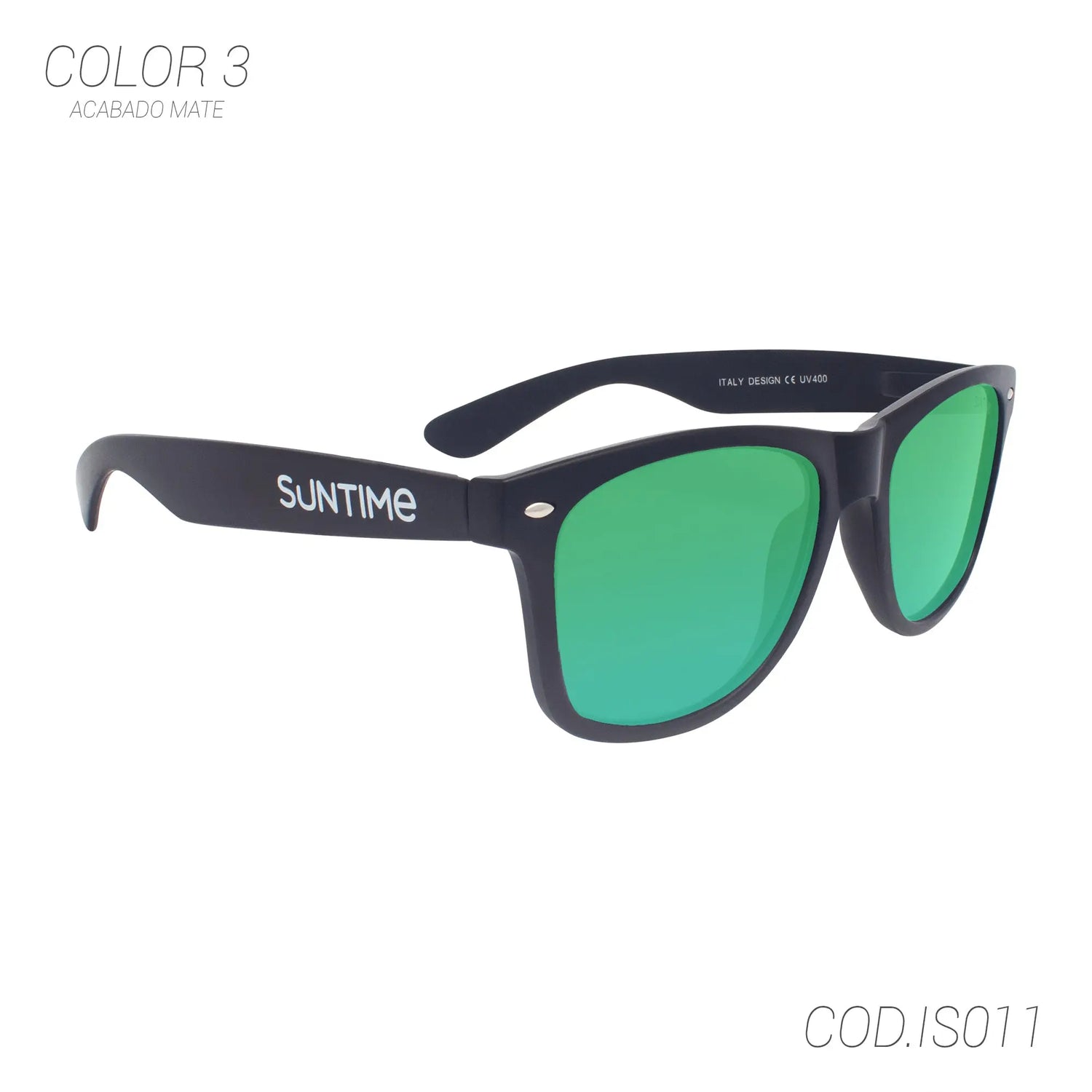 LENTES DE SOL UV400 UNISEX D19-IS011 SUNTIME SUNTIME