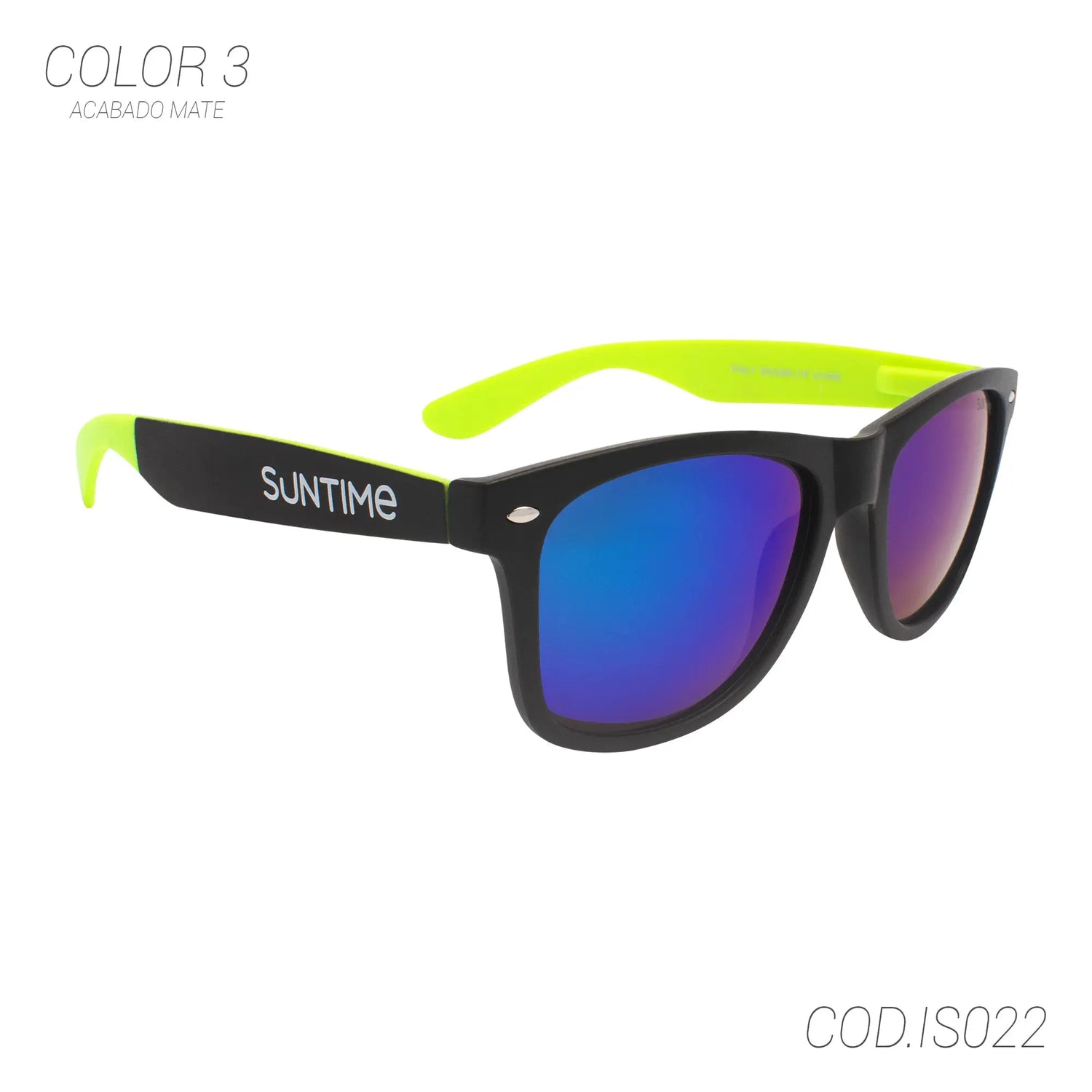 LENTES DE SOL UV400 UNISEX D19-IS022 SUNTIME SUNTIME