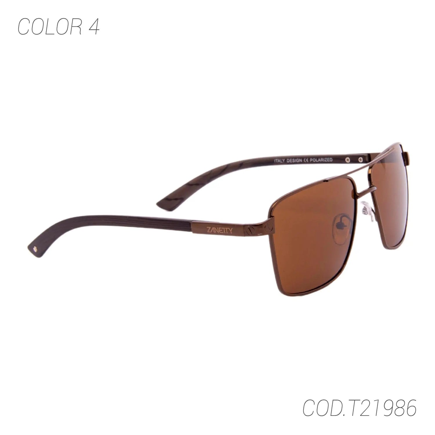LENTES DE SOL POLARIZADOS UNISEX T21986 ZANETTY ZANETTY