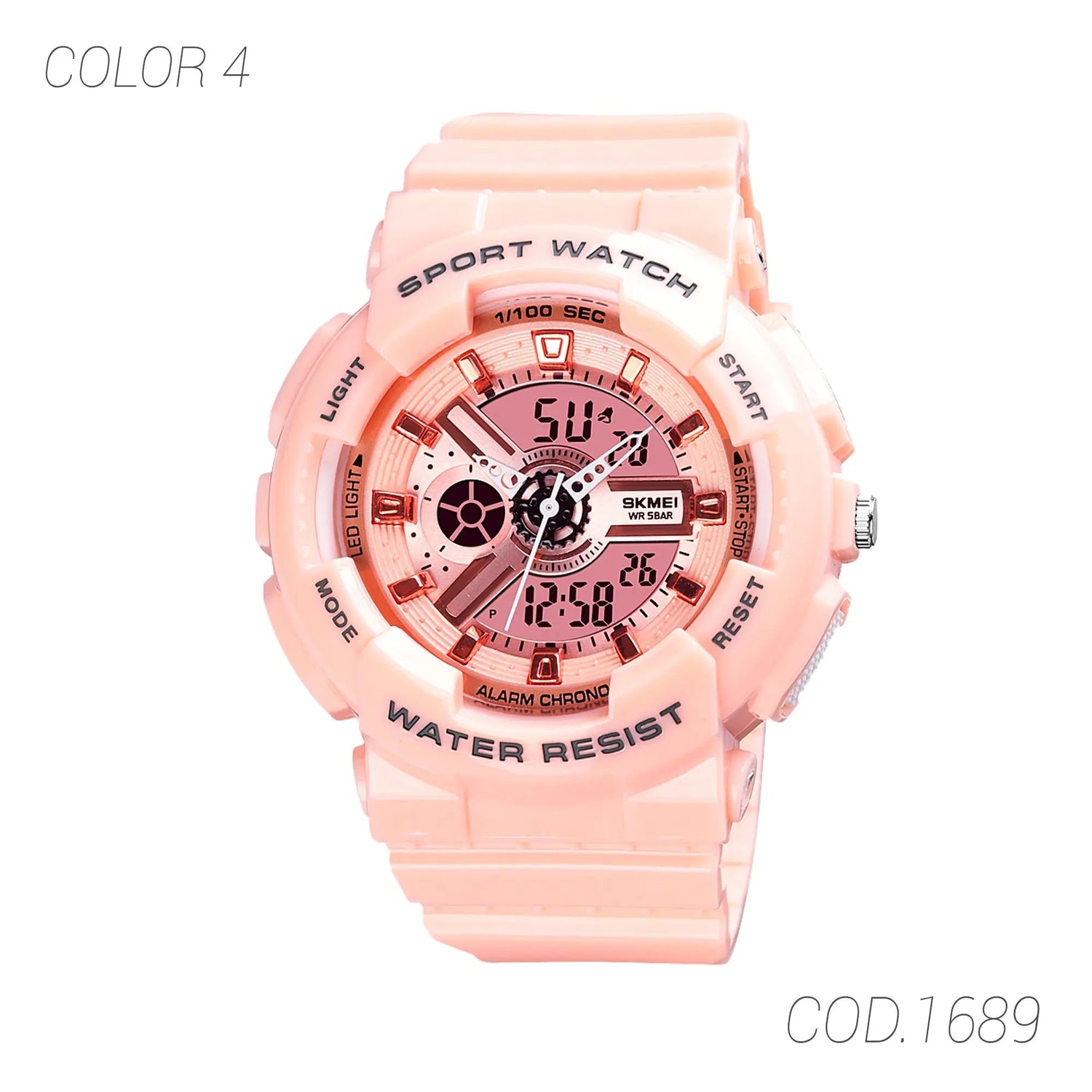 RELOJ ACUATICO MUJER 1689 SKMEI SKMEI