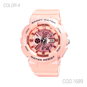 RELOJ ACUATICO MUJER 1689 SKMEI