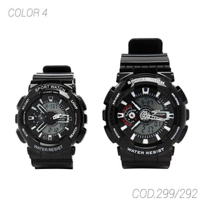 RELOJ SANDA 299/292 ACUATICO PARA PAREJA SUNTIME