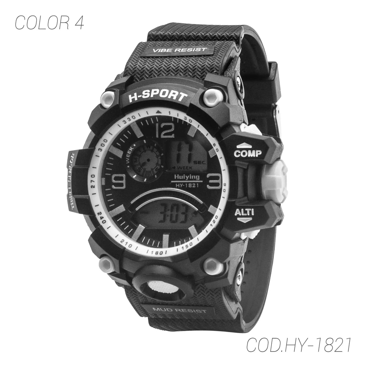 RELOJ ACUATICO MUJER HY-1821 JIASEN SPORTWATCH