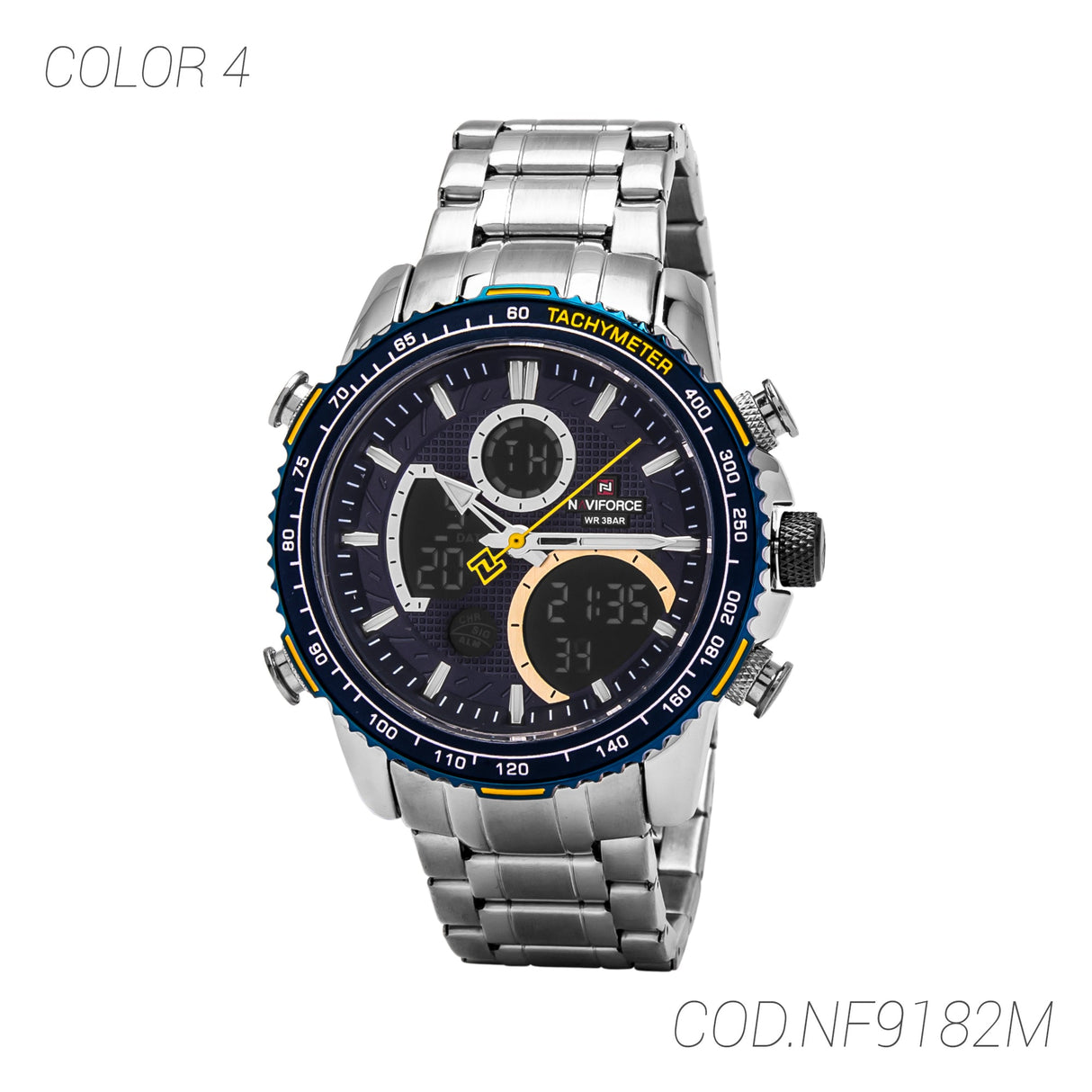RELOJ ACUATICO HOMBRE NF9182 NAVIFORCE