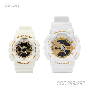 RELOJ SANDA 299/292 ACUATICO PARA PAREJA SUNTIME