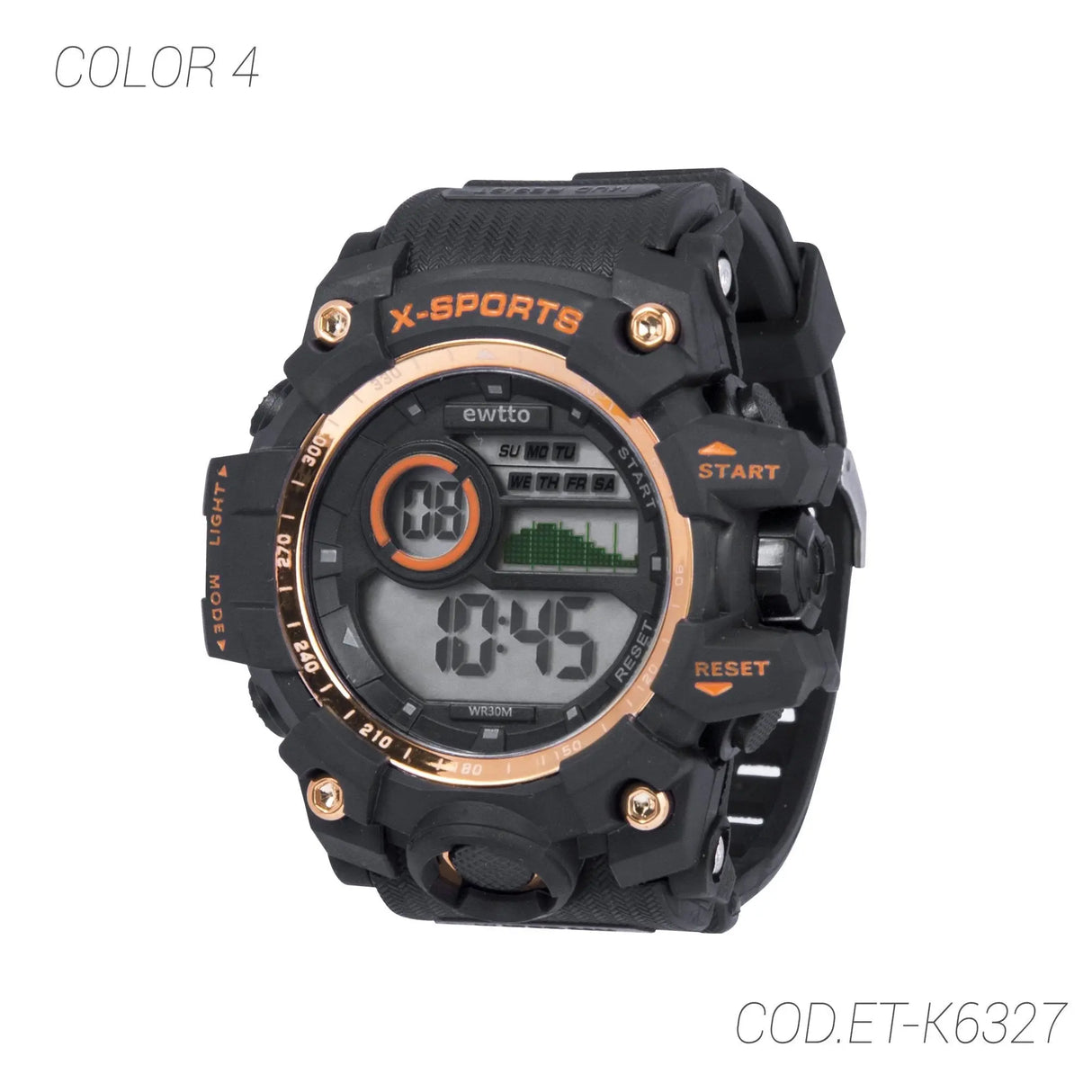 RELOJ RESISTENTE HOMBRE ET-K6327 EWTTO EWTTO
