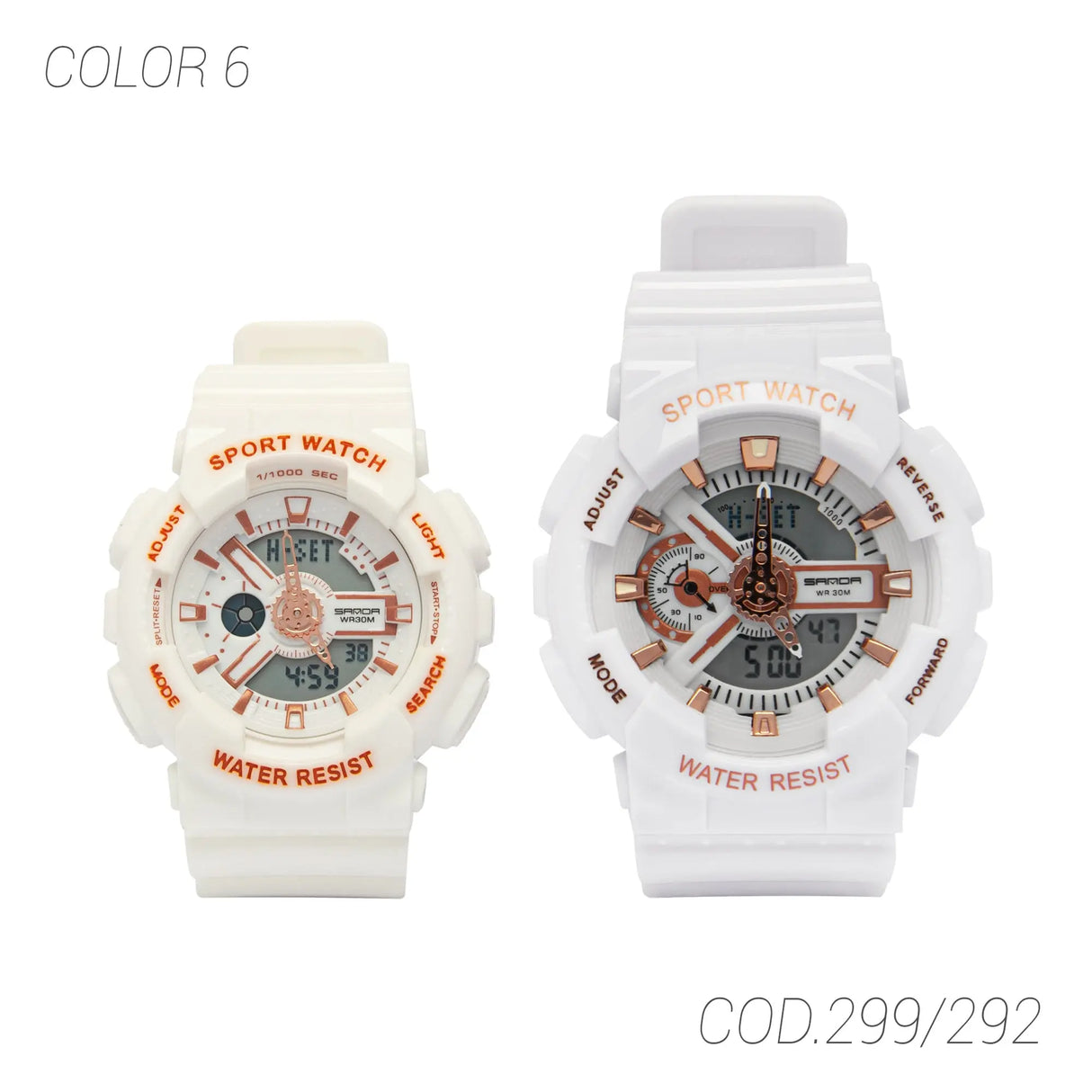 RELOJ SANDA 299/292 ACUATICO PARA PAREJA SUNTIME