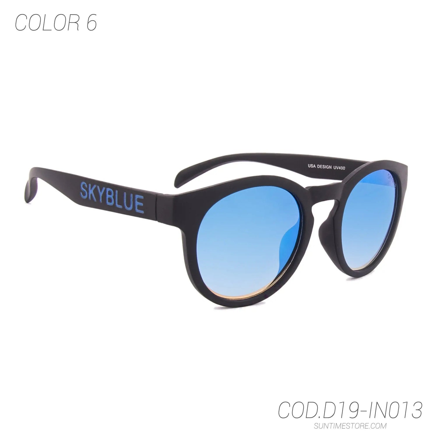 LENTES DE SOL UV400 UNISEX D19-IN013 SKY BLUE SKYBLUE