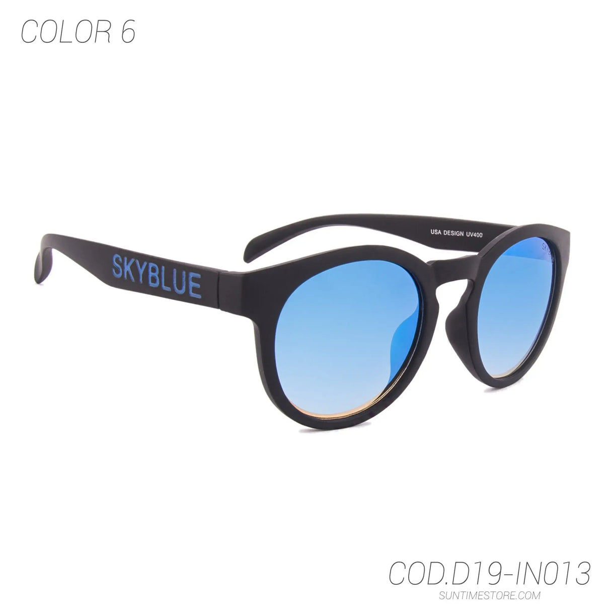 LENTES DE SOL UV400 UNISEX D19-IN013 SKY BLUE SKYBLUE