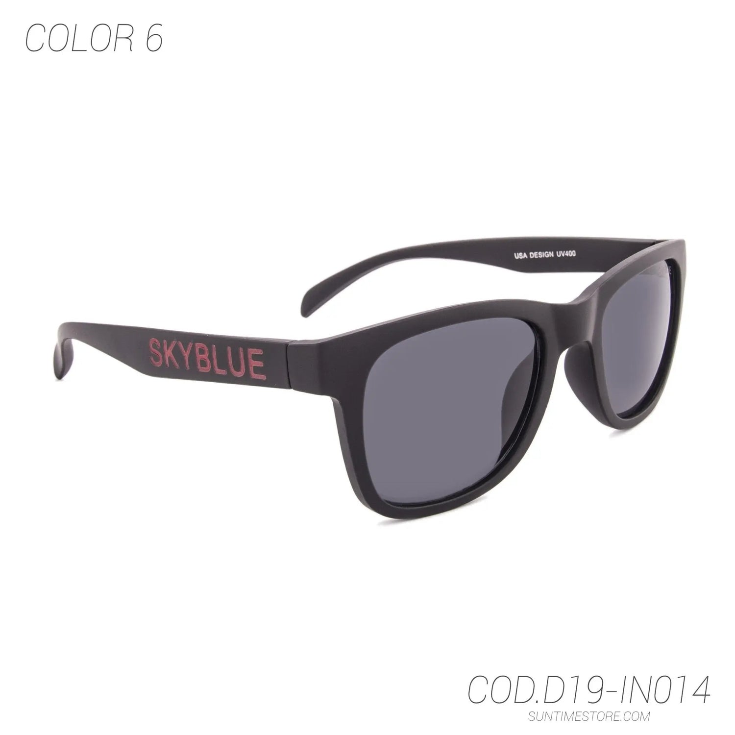LENTES DE SOL UV400 UNISEX D19-IN014 SKY BLUE SKYBLUE