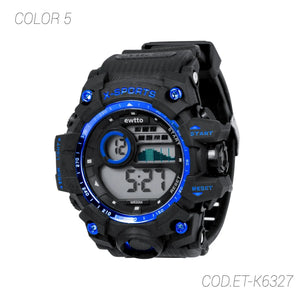 RELOJ RESISTENTE HOMBRE ET-K6327 EWTTO EWTTO