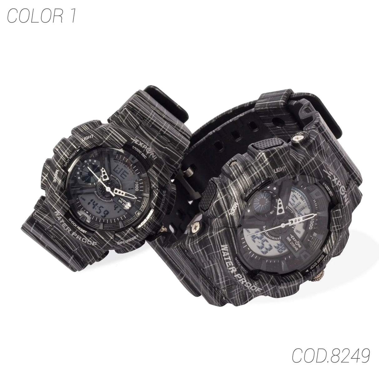 D-ZINER RELOJ DEPORTIVO RESISTENTE 8249 - SUNTIMESTORE.COM
