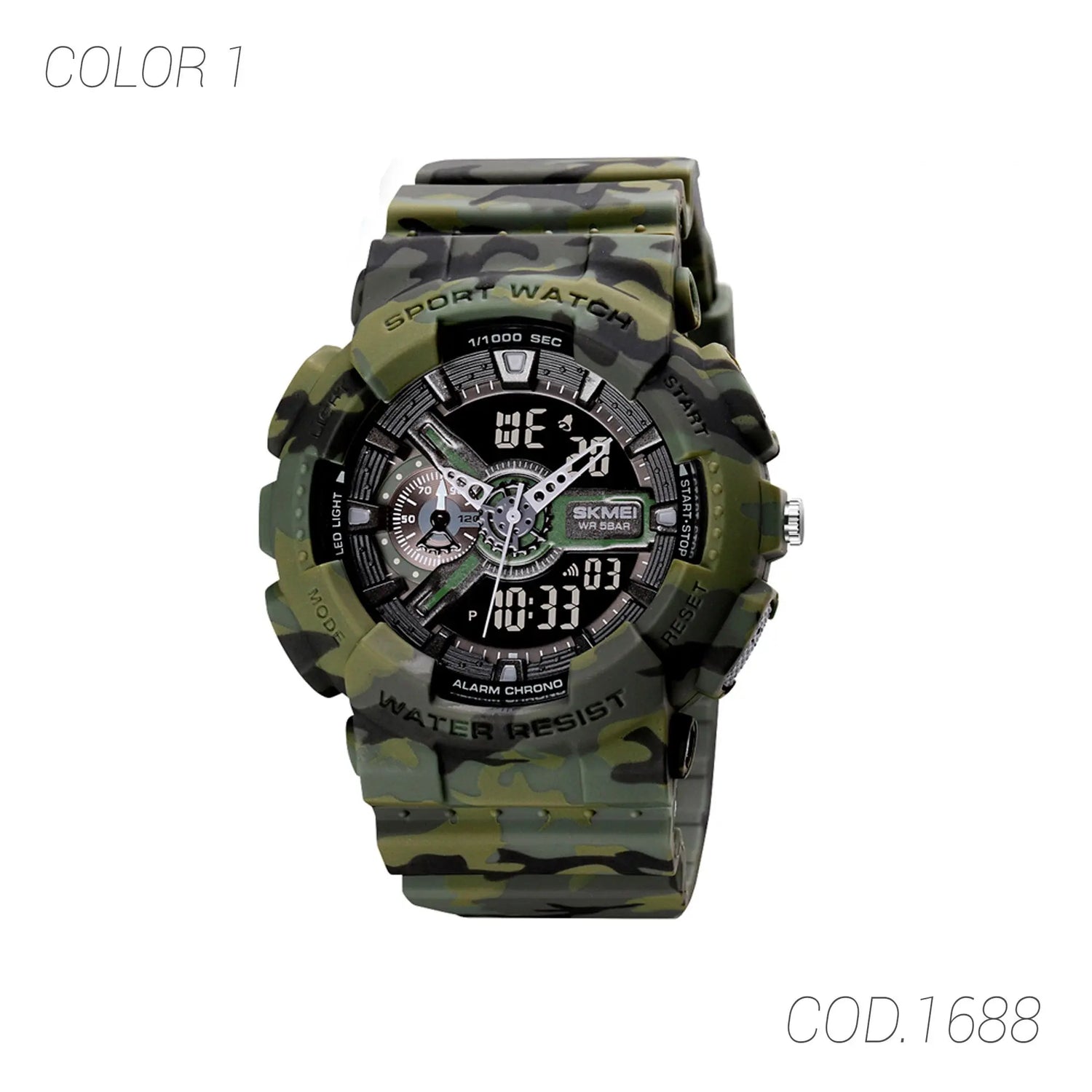 RELOJ ACUATICO HOMBRE 1688 SKMEI SKMEI