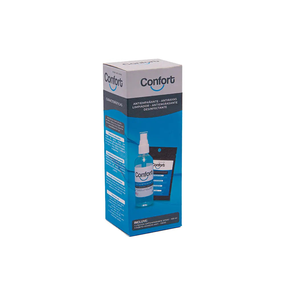 SOLUCIÓN KIT LIMPIADOR ANTIEMPAÑANTE 6Y013 CONFORTBLUE® MULTIPROPÓSITO FRASCO 100 ML UPC: 7750530580000 CONFORT BLUE